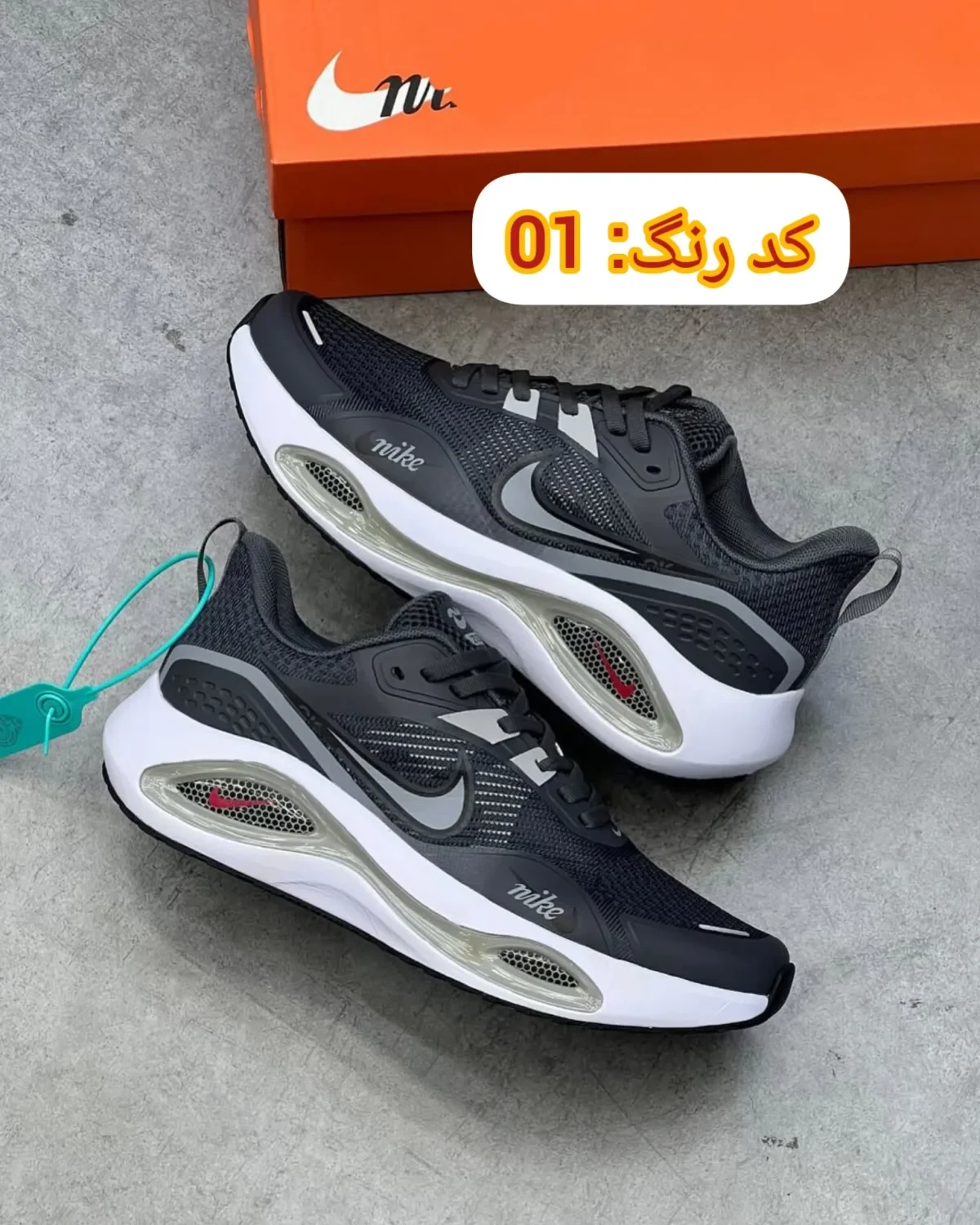 خرید کتونی نایک ایر زوم وین فلو V2 طرح جدید – رانینگ، مناسب تمرین و روزمرگی، سایز 40 تا 45 | کد 57