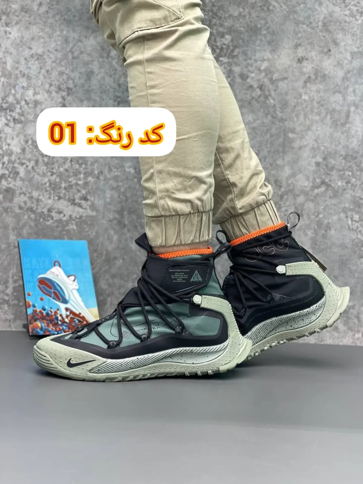 خرید کتونی نایک گورتکس | ساقدار | ضد آب | زمستانی | تمرین و روزمره | سایز 40 تا 45| کد 23