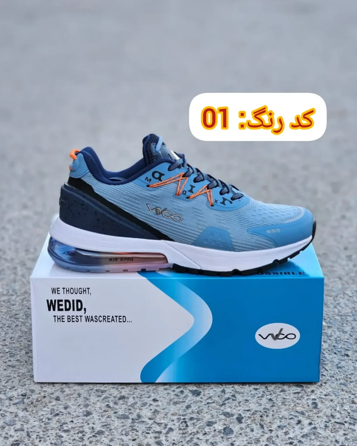 خرید کتونی ویکو اورجینال مردانه جدید – مناسب رانینگ، تمرین و روزمرگی، سایز 40 تا 45| کد 52