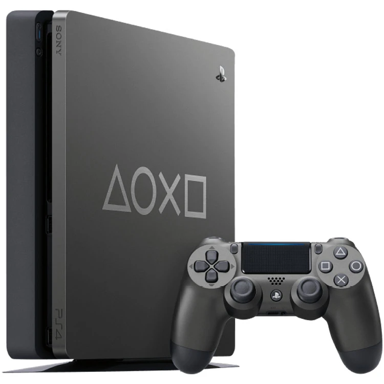 خرید کنسول پلی استیشن 4 اسلیم باندل Days of Play Limited Edition - رنگ Steel Black