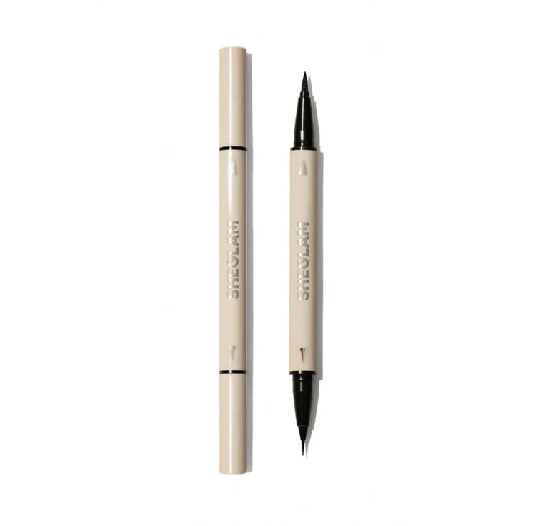 خط چشم ماژیکی دو طرفه شیگلم مدل MULTI-TASKER LINE & DETAIL EYELINER PEN-BLACK