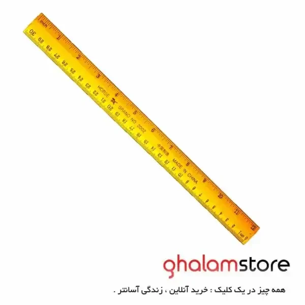 خط کش چوبی Horse کد 2002 – 50 سانتی متر 2 عددی