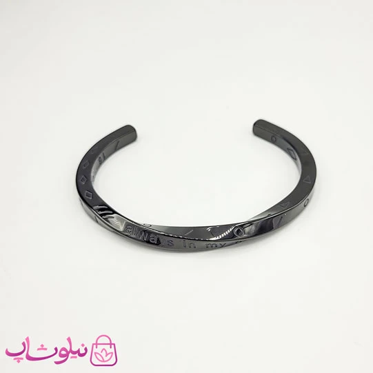 خلخال مردانه مدل پیچ مشکی کد 1591