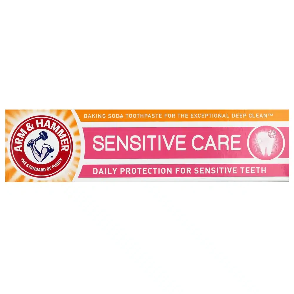 خمیر دندان آرم اند هامر ARM AND HAMMER مدل Sensitive Care حجم 125 گرم اصل و اورجینال