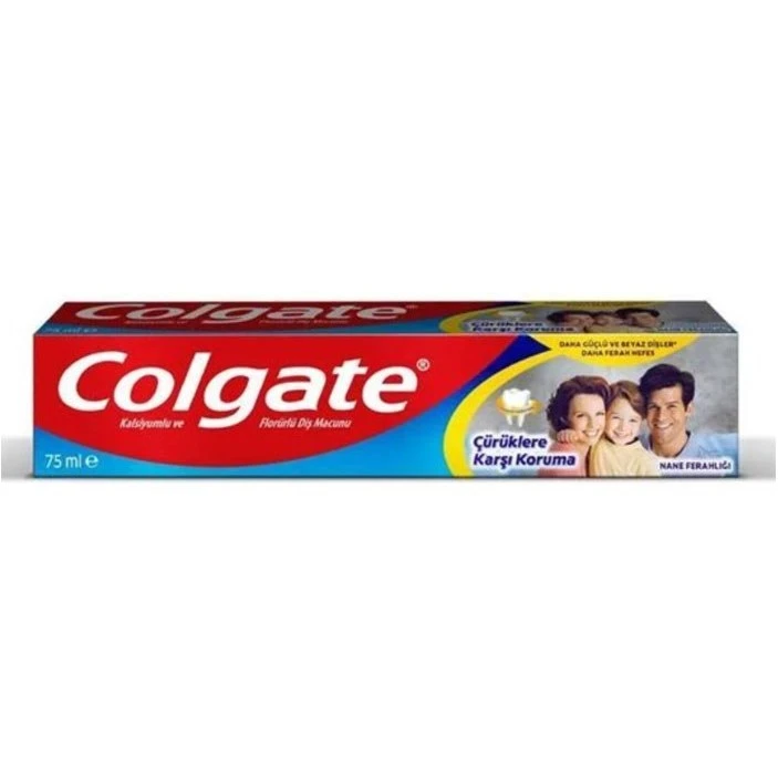 خمیر دندان خانواده کولگیت (Colgate) حجم 75 میل اصل و اورجینال واردات قانونی از منطقه آزاد ارس