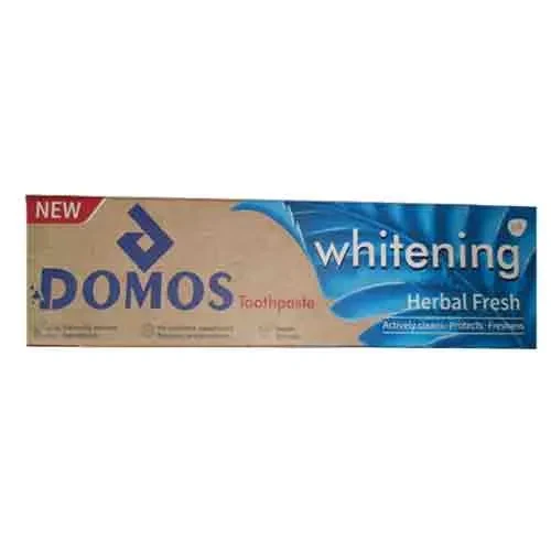 خمیر دندان دوموس Domos مدل Whitening وزن 180 گرم اصل و اورجینال