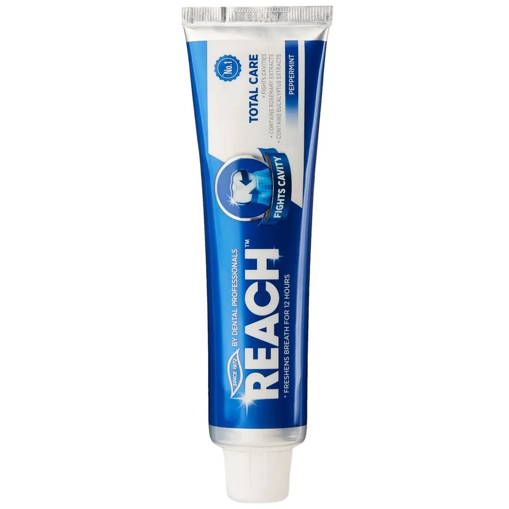 خمیر دندان ریچ Reach مدل Total Care Peppermint حجم 150 گرم اصل و اورجینال
