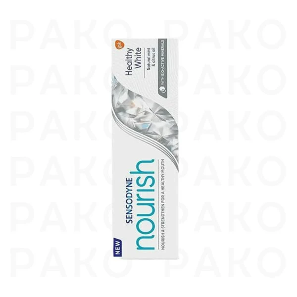 خمیر دندان سفید کننده سنسوداین مدل NOURISH sensodyne حجم 50 میل