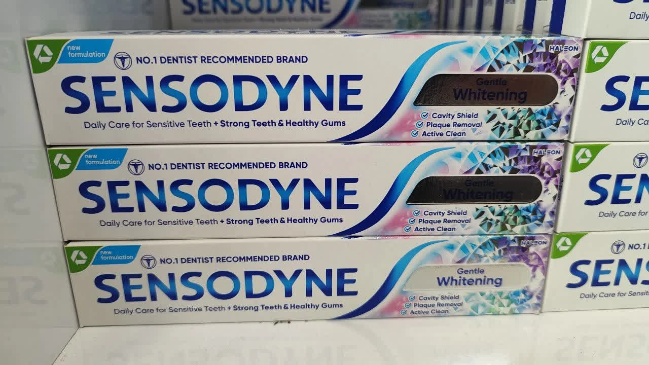 خمیر دندان سنسوداین Sensodyne مدل Gentle Whiteningاصل و اورجینال واردات از منطقه آزاد ارس