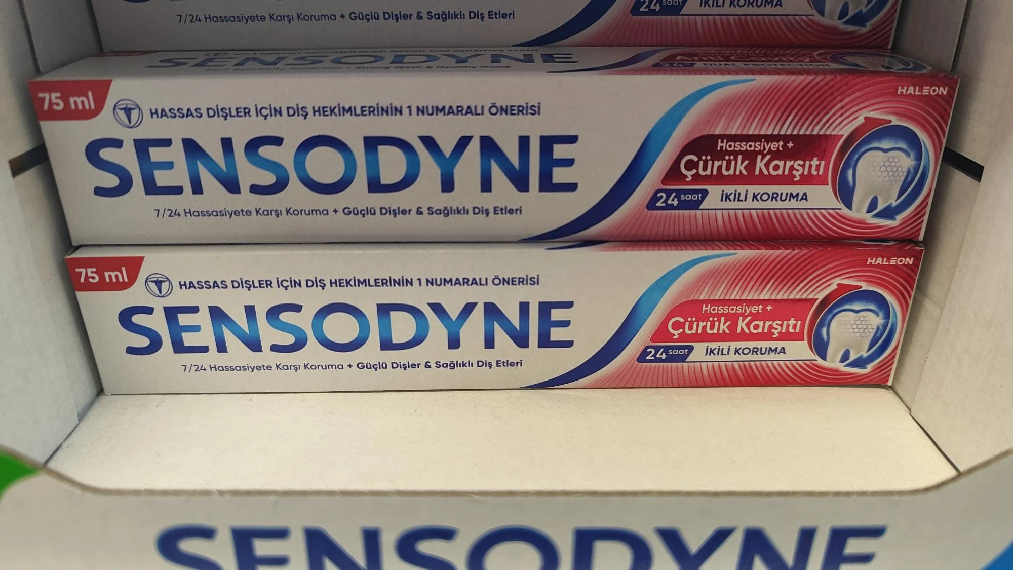 خمیر دندان سنسوداین Sensodyne مدل HASSASIYET ÇÜRÜK KARŞITI اصل و اورجینال واردات از منطقه آزاد ارس