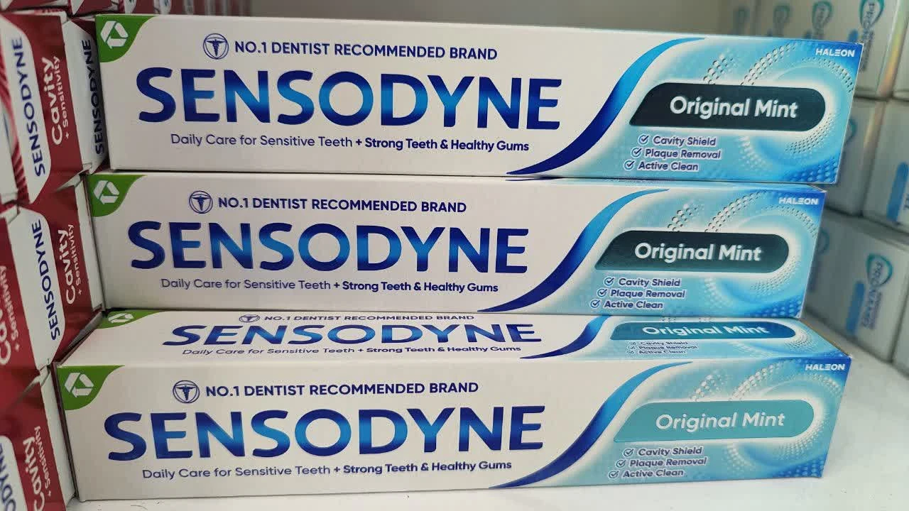 خمیر دندان سنسوداین Sensodyne مدل Orginal Mint اصل و اورجینال واردات از منطقه آزاد ارس