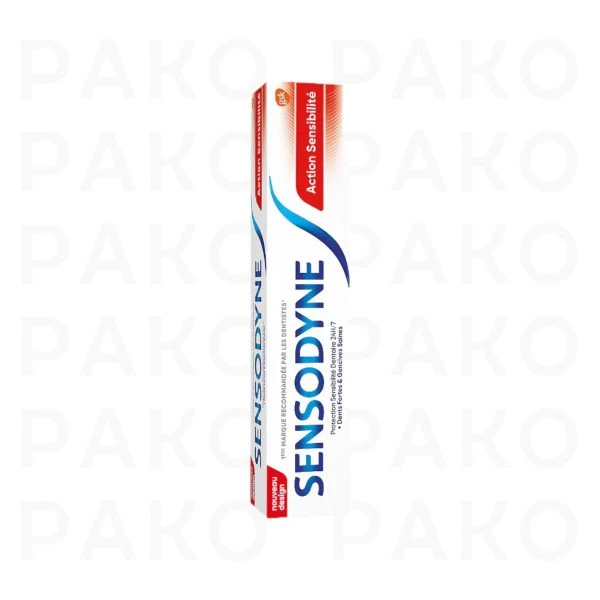 خمیر دندان سنسوداین مدل ACTION SENSIBILITE حجم 75 میل