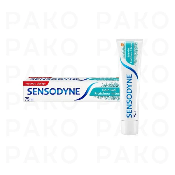 خمیر دندان سنسوداین مدل SOIN GEL FRAICHEUR INTENSE حجم 75 میل