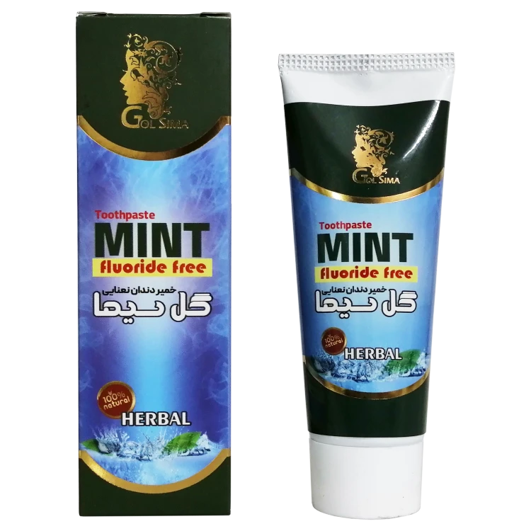خمیر دندان گیاهی طبیعی نعنایی ژله ای گل سیما
