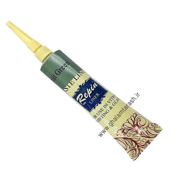 خمیر دورگیر رپین متالیک رنگ perlit green ( سبز روشن ) حجم ۲۱ میلی لیتر