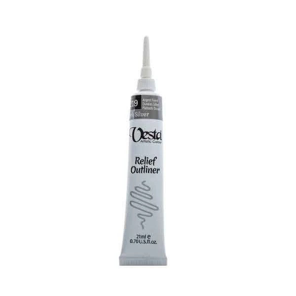 خمیر دورگیر وستا مدل Dark silver 219 حجم ۲۱ میلی لیتر
