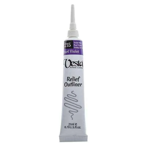 خمیر دورگیر وستا مدل pearl violet 215 حجم ۲۱ میلی لیتر