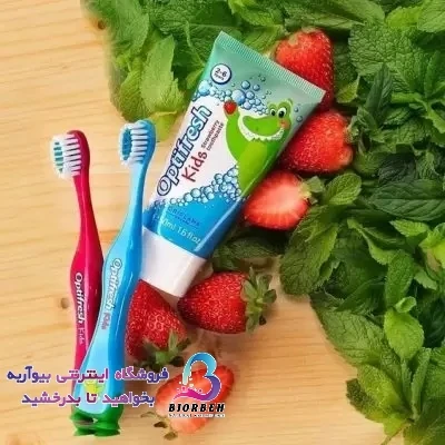 خمیردندان کودک رایحه توت فرنگی اپتیفرش اوریفلیم Optifresh Oriflame❤️
