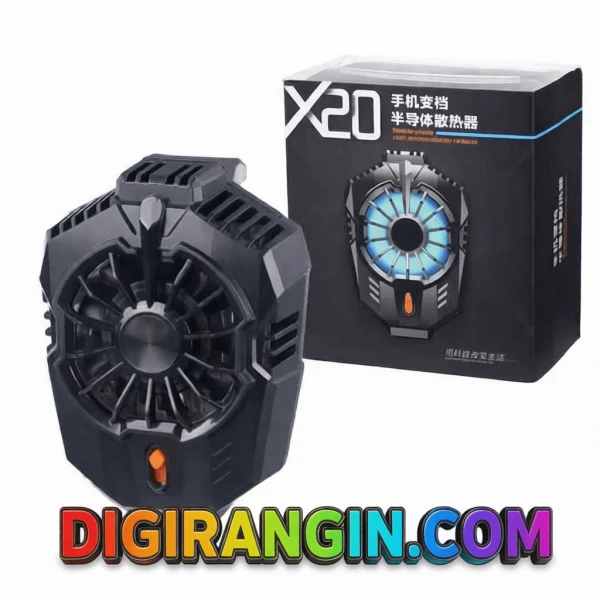 خنک‌کننده موبایل X20 | رادیاتور نیمه‌رسانا (TEC) + فن RGB مخصوص گیمینگ