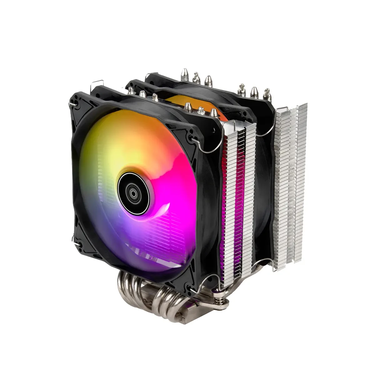 خنک کننده پردازنده سیلوراستون HYD120-ARGB Air Cooler