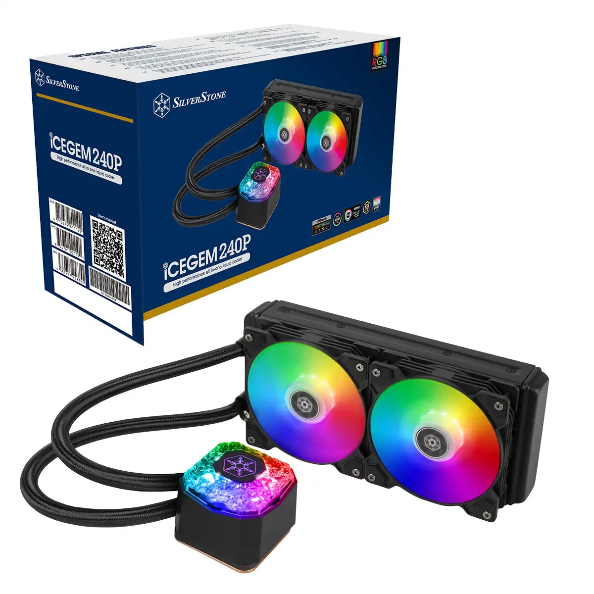 خنک کننده پردازنده (مایع) IceGem 240P ARGB AIO