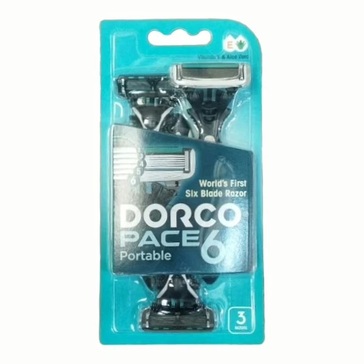 خودتراش دورکو Dorco مدل Pace 6 Disposable بسته 3 عددی