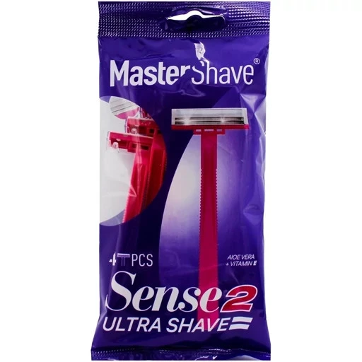 خودتراش مردانه 2 لبه Sense مستر شیو 4 عددی