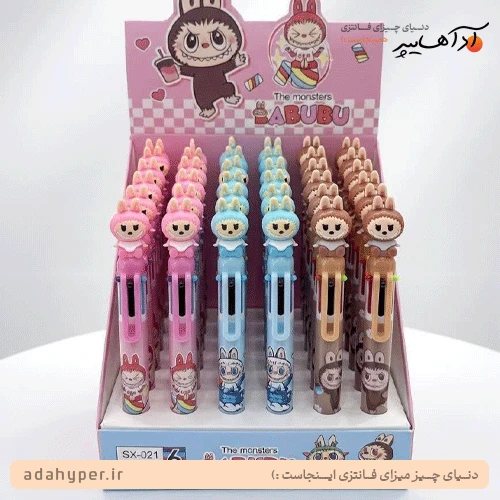 خودکار 6 رنگ لبوبو