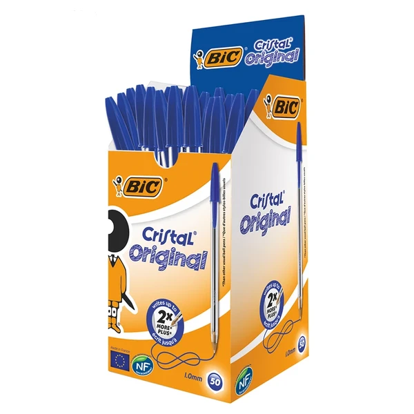 خودکار بیک مدل کریستال آبی رنگ بسته 50 عددی از {{model.count}}