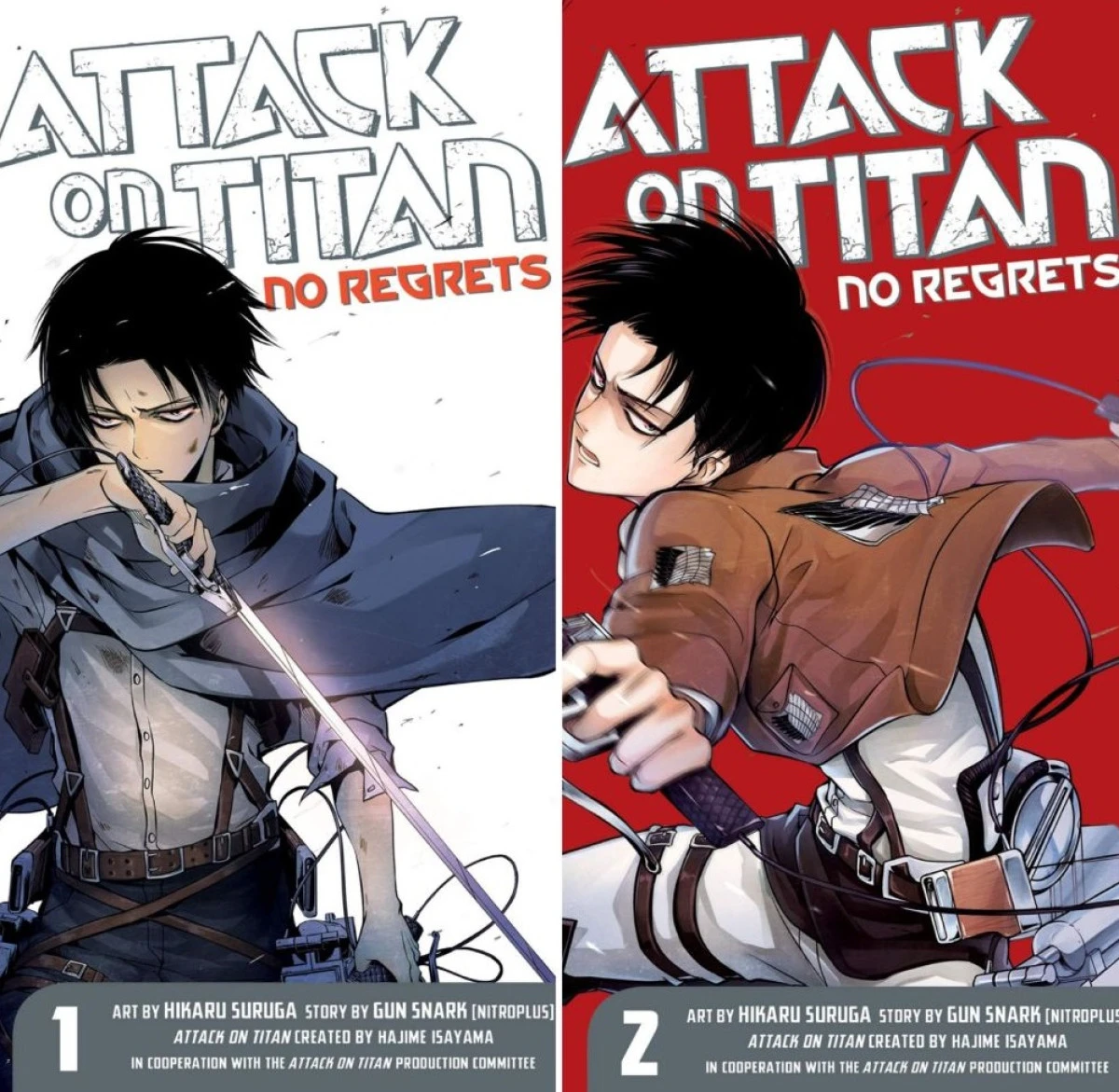 داستان مانگا 2جلدی/Attack on Titan(No Regrets