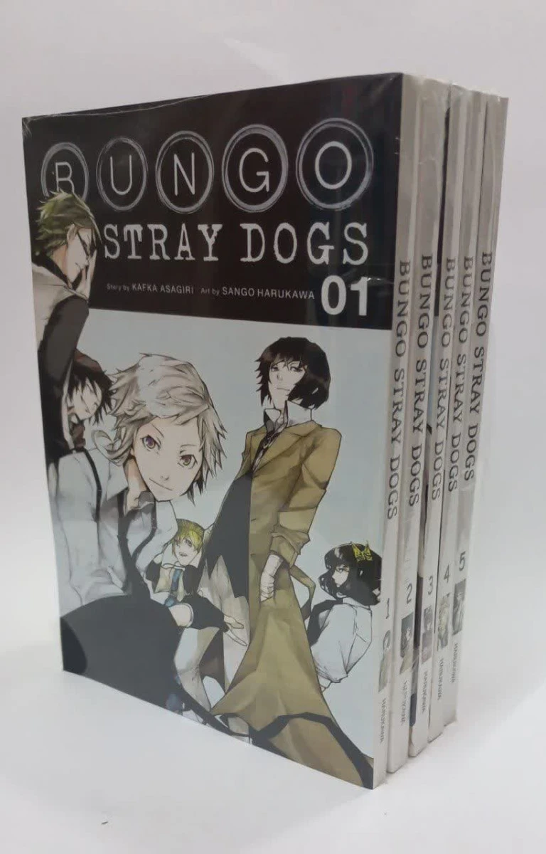 داستان مانگا مجموعه 5جلدی( زبان اصلی )/Bungo Stray Dogs
