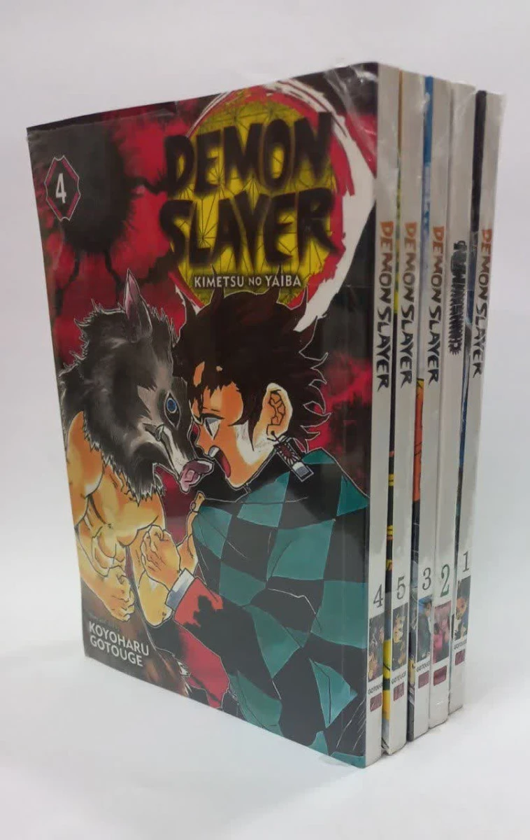 داستان مانگا مجموعه 5جلدی( زبان اصلی )/Demon Slayer