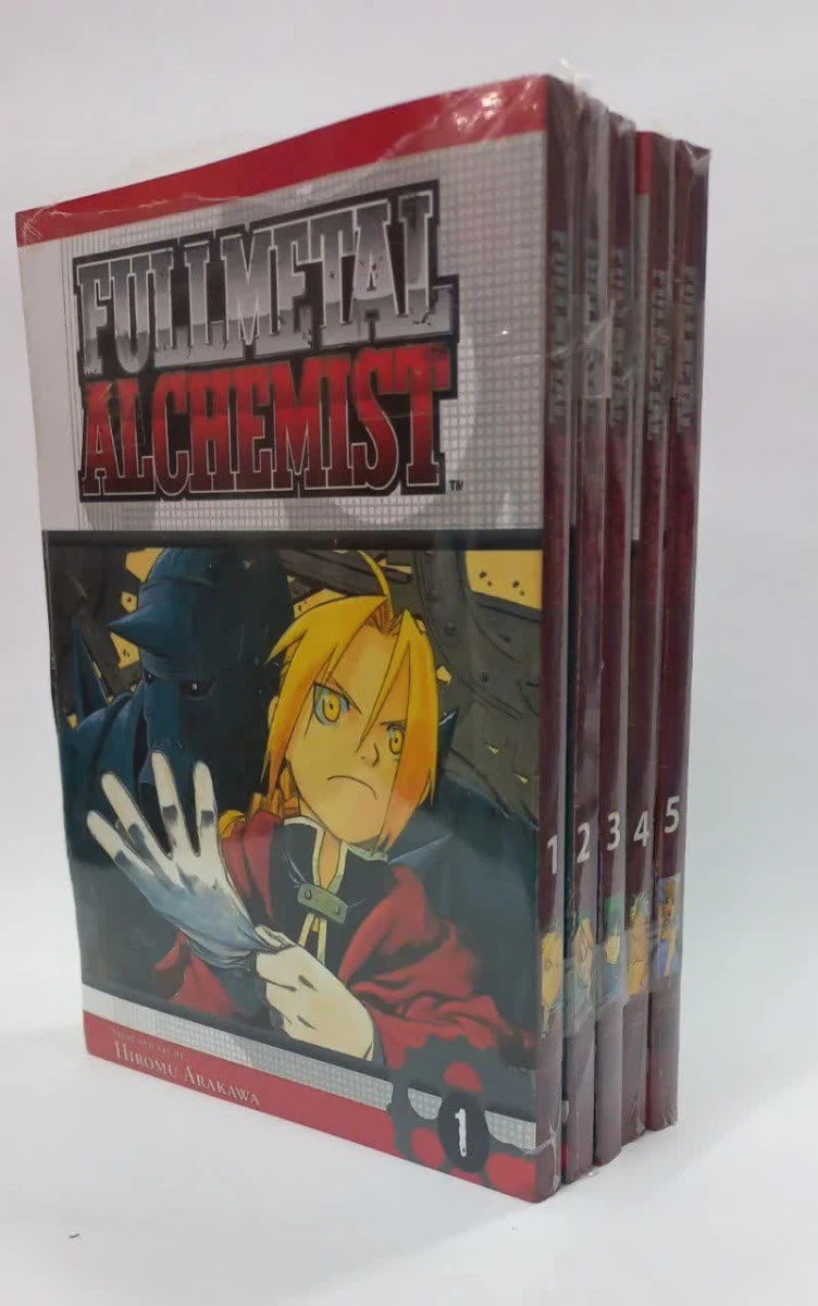 داستان مانگا مجموعه5جلدی( زبان اصلی )/Fullmetal Alchemist