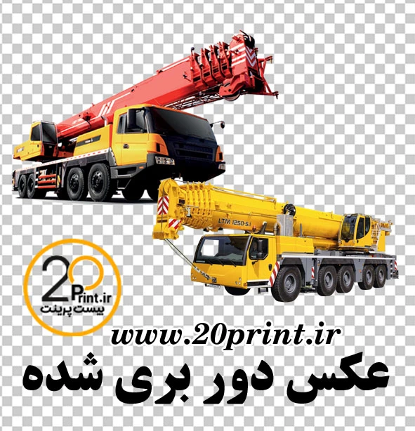 دانلود رایگان وکتور جرثقیل PNG – PSD