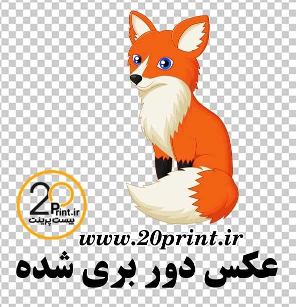 دانلود وکتور روباه رایگان png