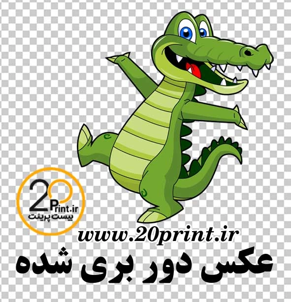 دانلود کروکدیل وکتور رایگان png