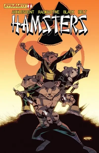 دانلود کمیک Adolescent Radioactive Black Belt Hamsters #1 – 4 (2008)
