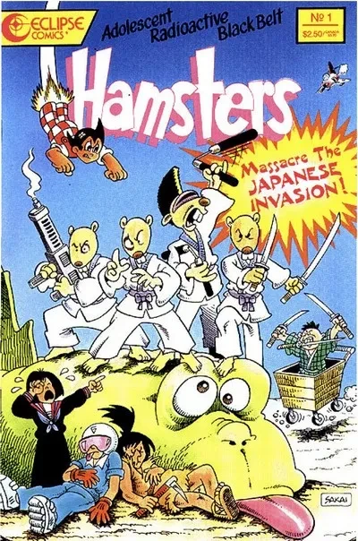 دانلود کمیک Adolescent Radioactive Black Belt Hamsters Massacre the Japanese Invasion #1 (1989)
