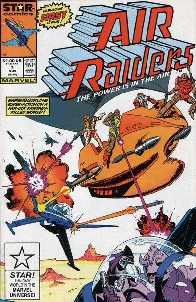 دانلود کمیک Air Raiders #1 – 5 (1987-1988)