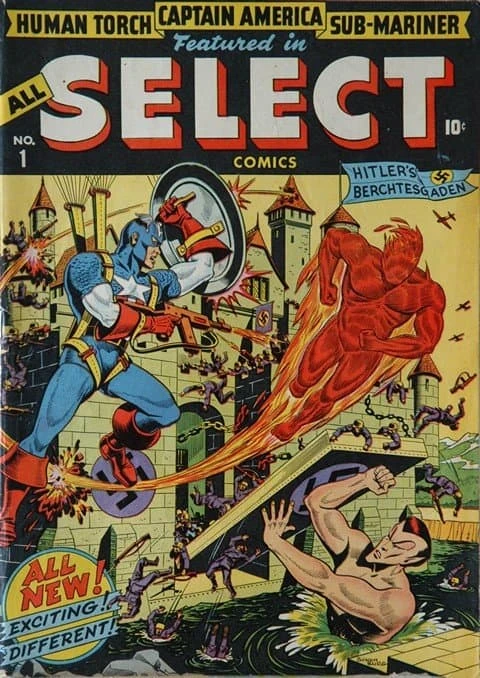 دانلود کمیک All Select Comics #1 – 11 + Blonde Phantom #12 – 22 (1943-1949)