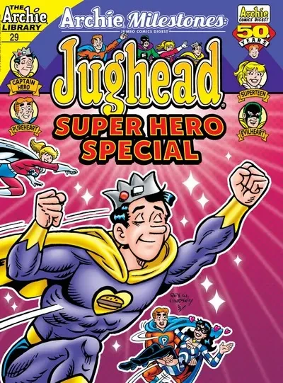 دانلود کمیک Archie Milestones Digest #29 – Jughead’s Superhero Special (2025)