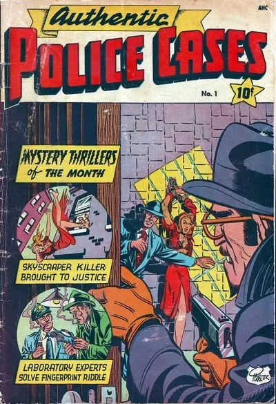 دانلود کمیک Authentic Police Cases #1 – 38 (1948-1955)