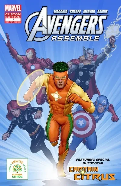 دانلود کمیک Avengers Assemble Featuring Captain Citrus #1 – 3 (2014-2015)