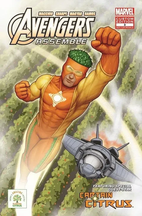 دانلود کمیک Avengers Assemble Featuring Captain Citrus in United We Stand #3 (2015)