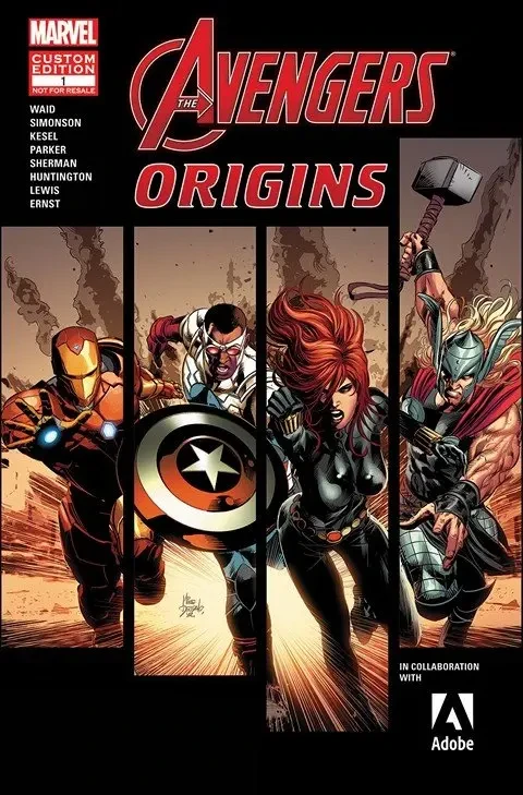 دانلود کمیک Avengers Origins Presented by ADOBE #1 (2015)