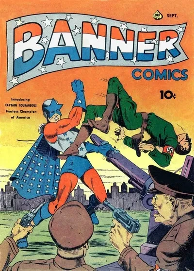 دانلود کمیک Banner Comics + Captain Courageous Comics #3 – 6 (1942-1943)