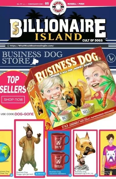 دانلود کمیک Billionaire Island – Cult of Dogs #5 (2023)