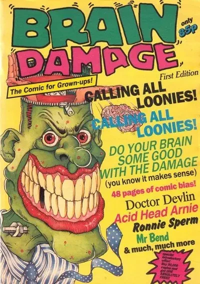 دانلود کمیک Brain Damage #1 – 12 (1989)