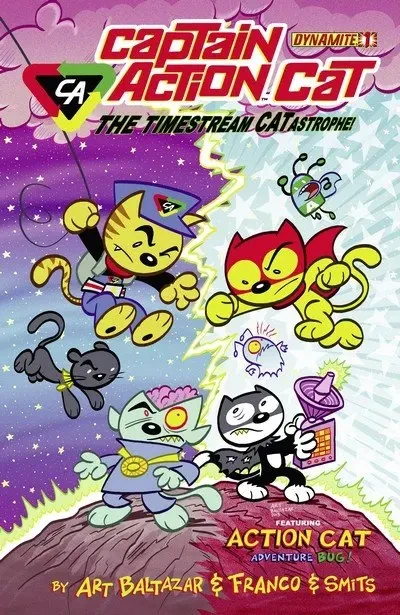 دانلود کمیک Captain Action Cat – The Timestream Catastrophe #1 – 4 (2014)