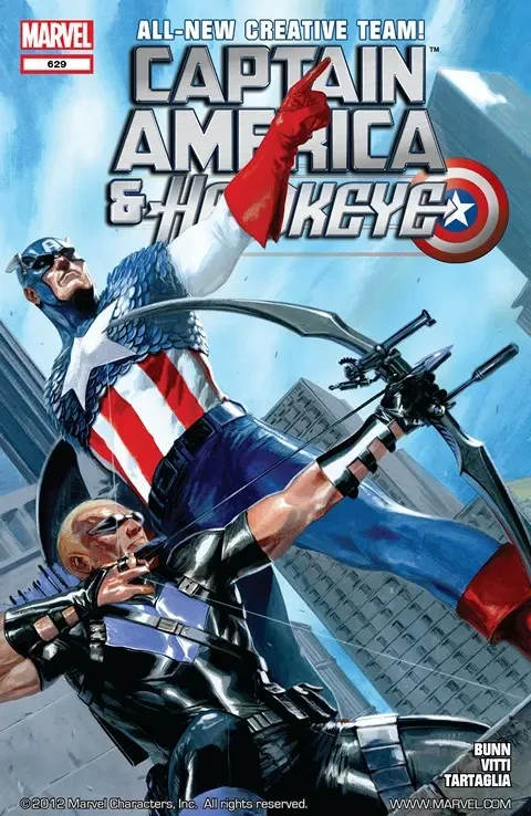 دانلود کمیک Captain America and Hawkeye #629 – 632 (2012)